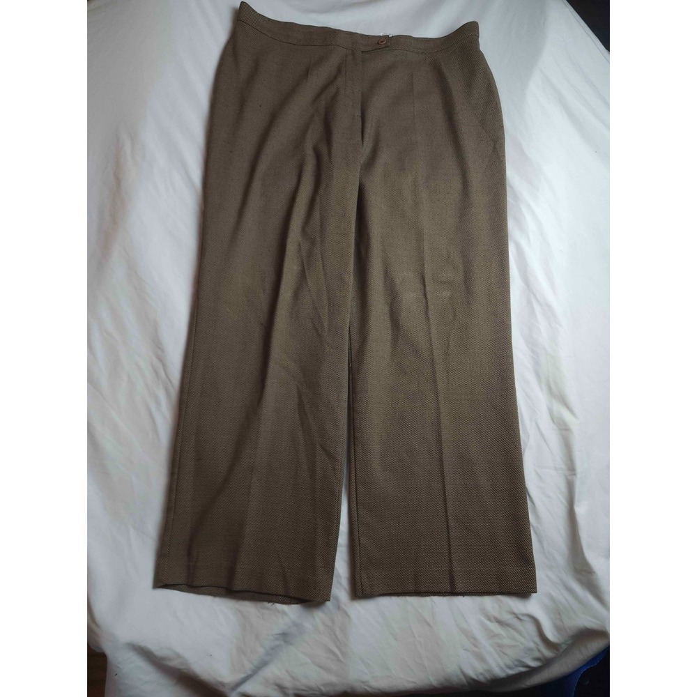 Kim Rogers Signature Dress Pants 16 Brown Dark Academia Office Siren Corpcore